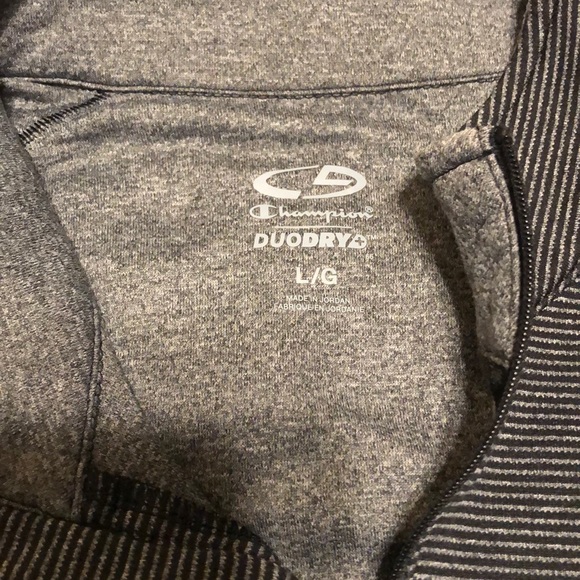 Champion Men Large Athletic Half-Zip Duodry Shirt - Picture 4 of 7